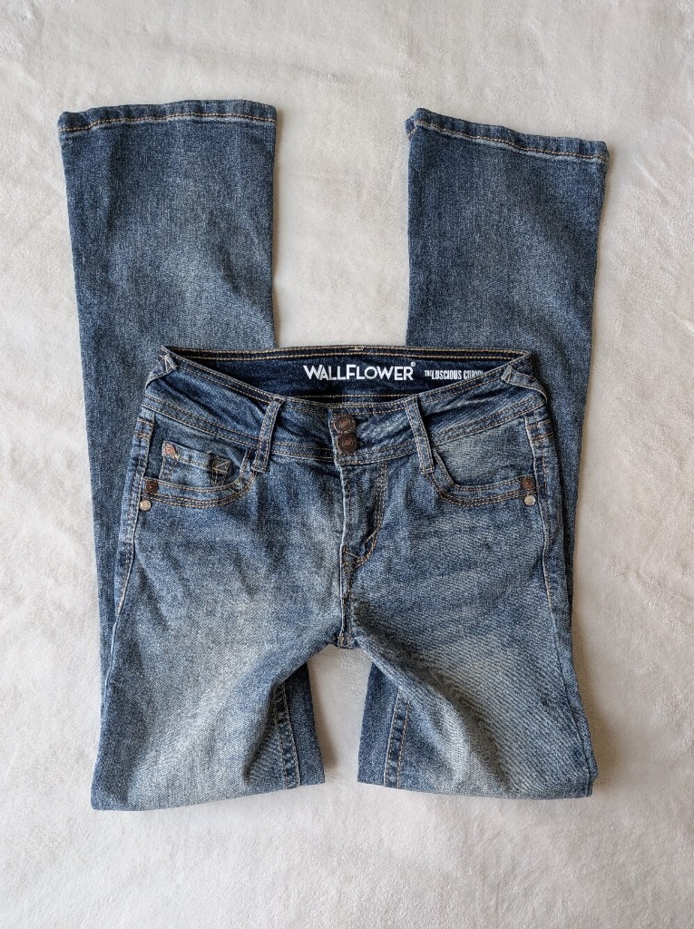 early 2000's wallflower low waisted bootcut jeans